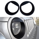 Pair Angry Eyes Black Bezels For Headlight