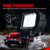 4" K1 LED Work Light Bar 4-Row