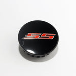 4pcs SS CAMARO Wheel Center Caps Black+Red Chevrolet