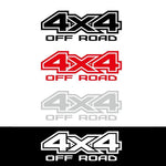 2pcs 4X4 OFF ROAD Stickers