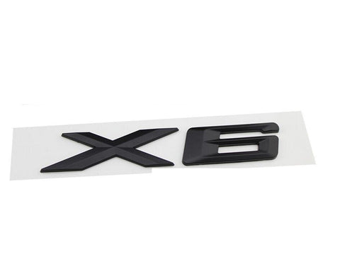 X6 Emblem For BMW X6 [Black, ABS, Sticker]