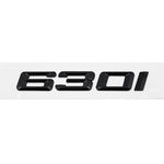 Emblem Sticker For BMW 6 Series Black