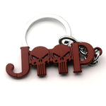 Punisher Car Keychain for Jeep