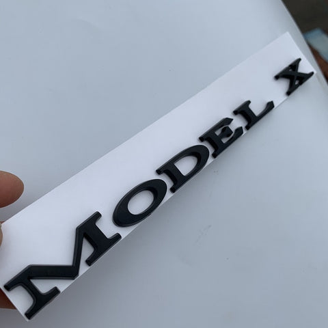 MODEL X Black Sticker