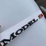 MODEL S Black Sticker