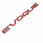 Evoque Emblem Sticker for Range Rover