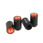 4pcs Honda Logo Tire Valve Caps