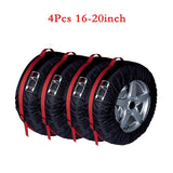 4Pcs Spare Tire Cover Case