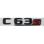 Mercedes-Benz Black C63s Trunk Emblem Sticker