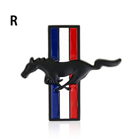 Ford Mustang Running Horse Emblem - Black