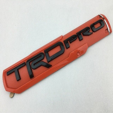 Toyota TRD Pro Emblem - Red+Black