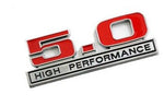 5.0 High Performance Emblem for Ford Mustang