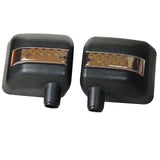 Wrangler Side View Mirrors Housing With Led