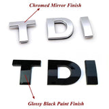 TDI Rear Car Emblem for Volkswagen