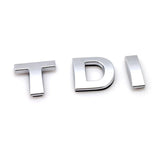 TDI Rear Car Emblem for Volkswagen