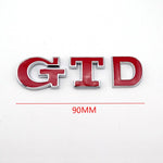 Golf GTD grill and trunk Red Emblem