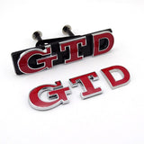 Golf GTD grill and trunk Red Emblem