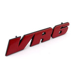 VR6 Emblem for Volkswagen - Red / Chrome