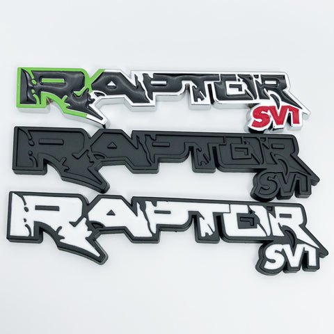 RAPTOR SVT Emblem Badge