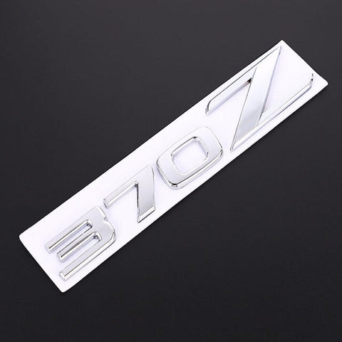 370Z Emblem Sticker for Nissan - Silver