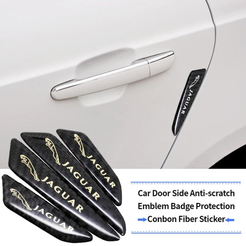 4pcs Jaguar Door Edge Protection Stickers