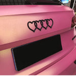 Love Heart Rear Emblem for Audi