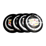 4pcs Wheel Centre Caps Stickers 56mm Cadillac