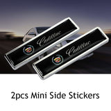 2Pcs Cadillac Logo Emblem Stickers