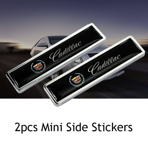 2Pcs Cadillac Logo Emblem Stickers