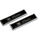 2Pcs Cadillac Logo Emblem Stickers