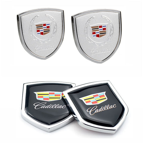 2pcs Alloy Emblem for Cadillac