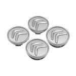 4pcs 60mm Citroen Logo Wheel Centre Hub Caps Black