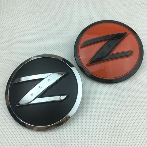 Nissan Z Logo Black+Silver / Black+Red Emblem Sticker