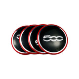 4pcs 56 mm Fiat Wheel Center Hub Stickers