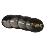 4pcs 56mm Ralliart Wheel Center Stickers for Mitsubishi