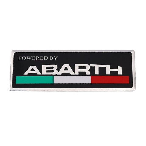 Powered By Abarth Emblem Sticker for Fiat