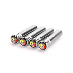 4pcs Fiat Abarth Logo Car Doors Lock Pins Knobs Interior