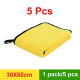 3/5/10 pcs Extra Soft Car Wash Microfiber Towel