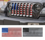 Jeep Wrangler JL USA Flag Insect Net Mesh Grille