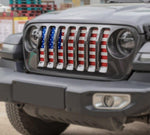 Jeep Wrangler JL USA Flag Insect Net Mesh Grille