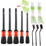 13/10/5 Pcs Car Cleaning Detailing Brush Set for Clean Car Motorcycle Interior Exterior Leather Air Vents