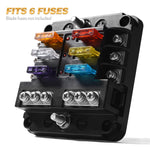 Blade Fuse Box Holder 12V 24V 6 Way 12 Way