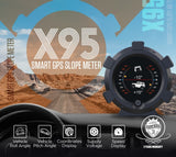 4x4 Inclinometer Provide Slope Angle Speed Satellite Timing GPS Off-road Vehicle Accessories Multifunction Meter