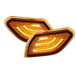 LED Turn Light Side Marker Amber Front Fender For Jeep Wrangler JL and Gladiator JT 2018 2019 2020