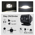 Searchlight 50W 60W Led Spotlight for Offroad Truck with Wireless Control