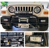 2Pcs 5" 72W LED Work Light Bar