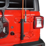 Tailgate Hinge Flagpole Holder for Jeep Wrangler JK JL Accessories