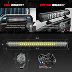 M2 Dual Row 31 Inch LED Light Bar 180W