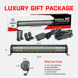 22 inch Magical M2 RGBW LED Light Bar Dual Row