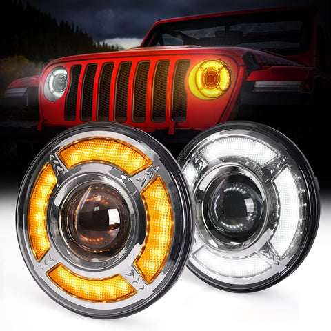 Jeep Wrangler Headlight-DRL 80W